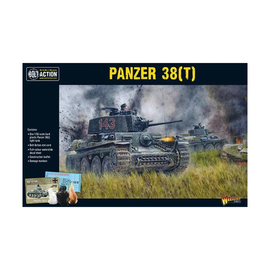 

Панцер 38(Т), Bolt Action - German - Panzer (28mm)