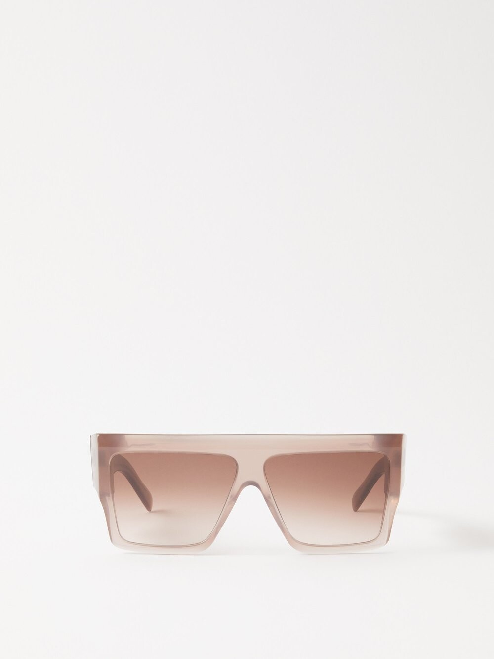 

Солнцезащитные очки с плоским верхом из ацетата Celine Eyewear, коричневый