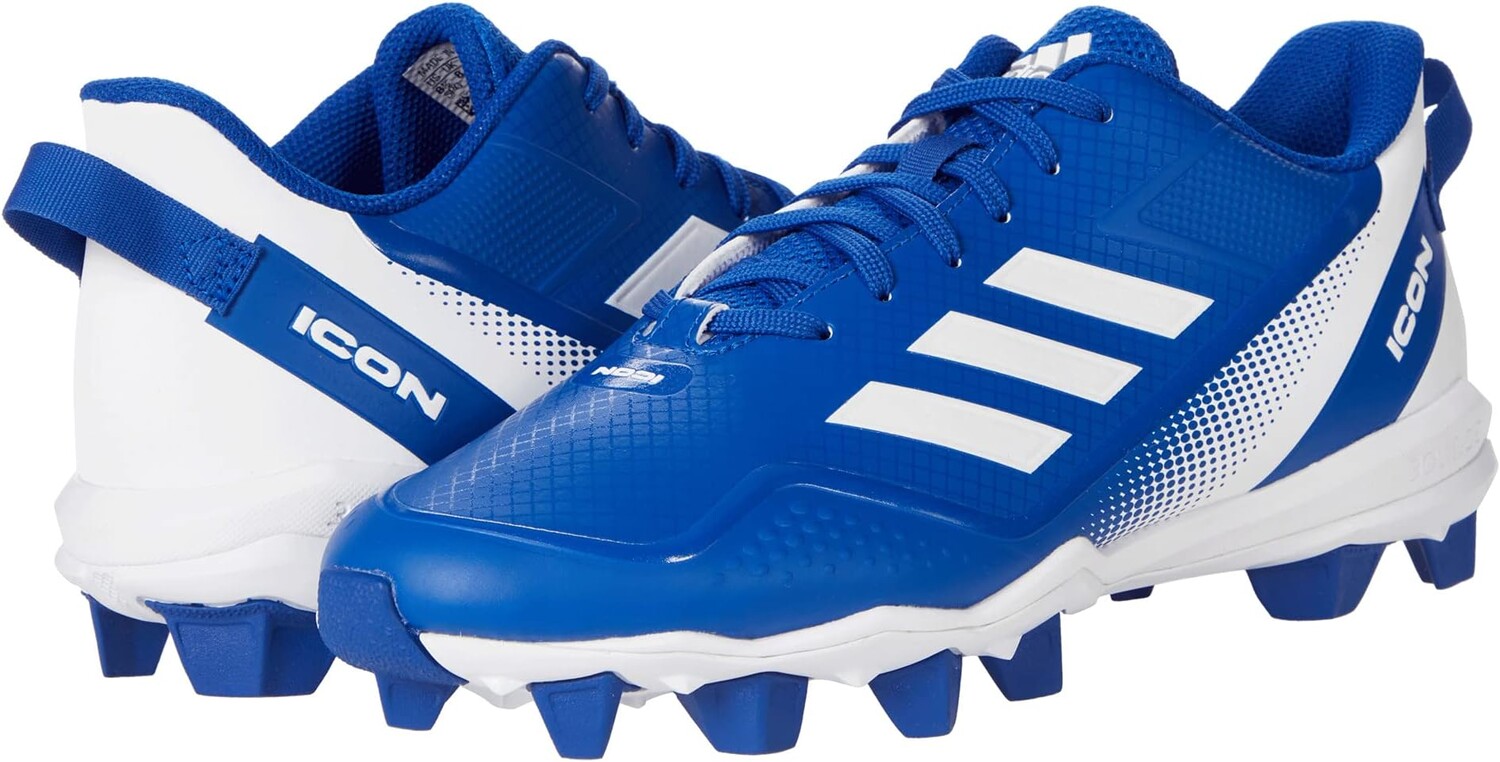

Бутсы Icon 7 Molded Baseball Cleats adidas, цвет Team Royal Blue/White/White
