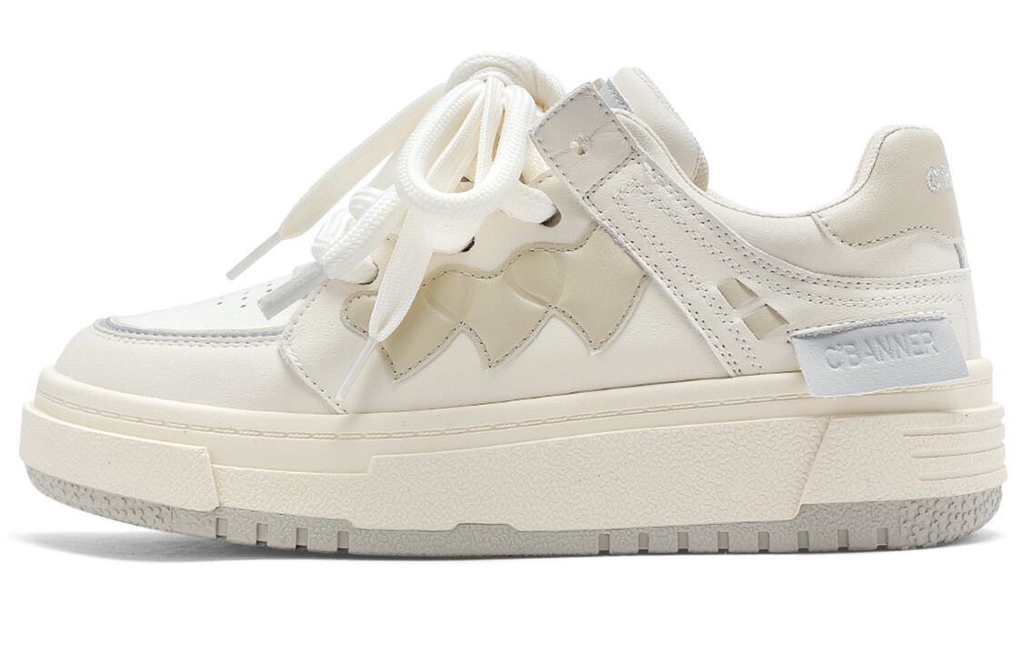 

Кроссовки C°BANNER Skateboarding Shoes Women's Low-top Beige, цвет Apricot