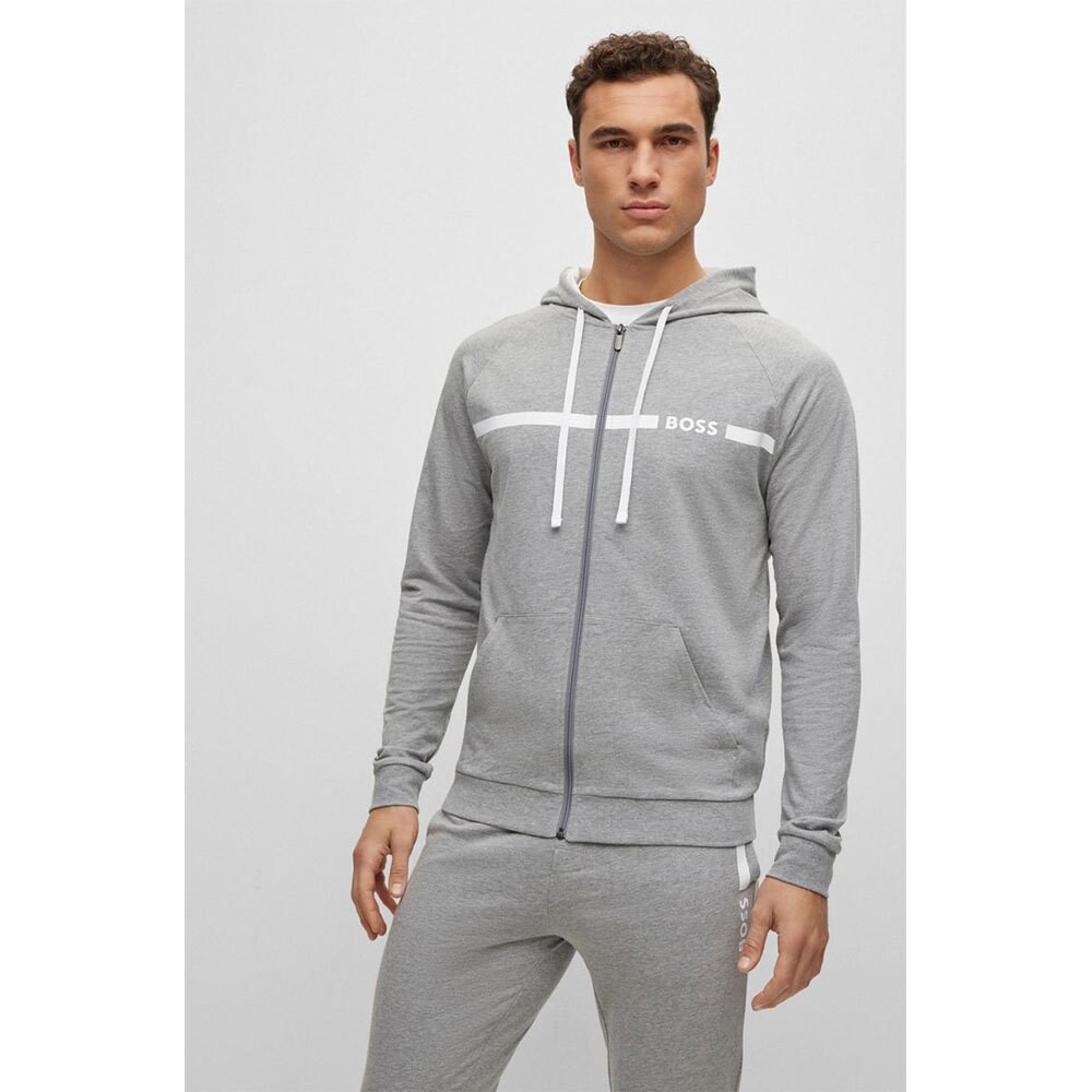 

Толстовка BOSS Authentic H 10208539 17 Full Zip, серый