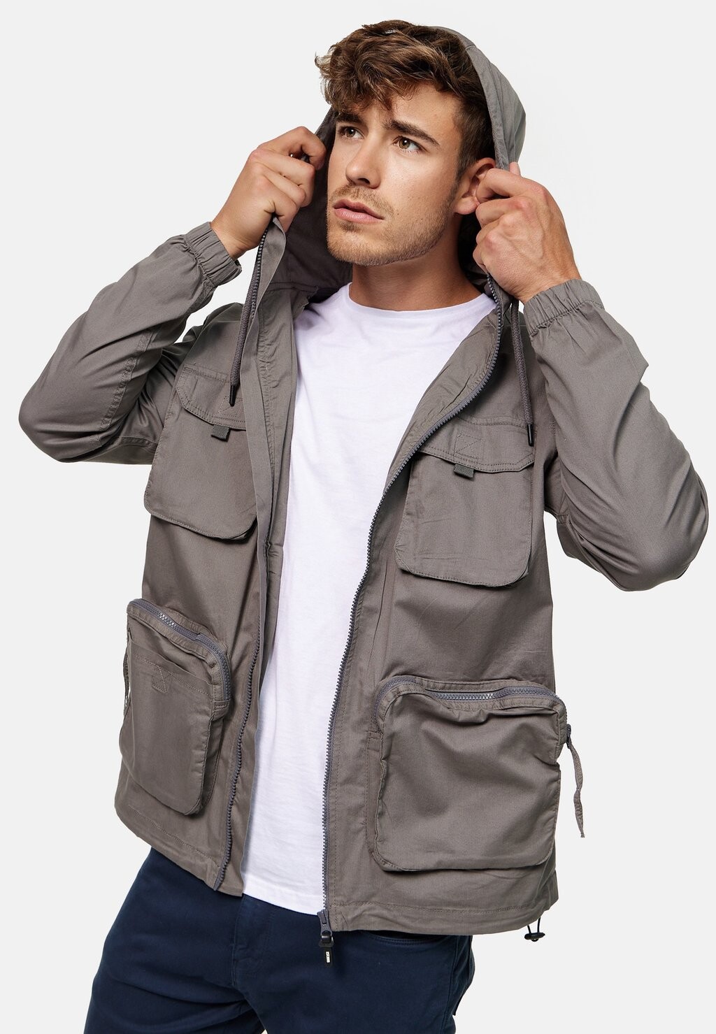 

Демисезонная куртка LORDSBURG INDICODE JEANS, цвет pewter