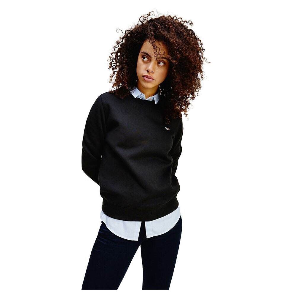 

Толстовка Tommy Jeans Regular Fleece, черный