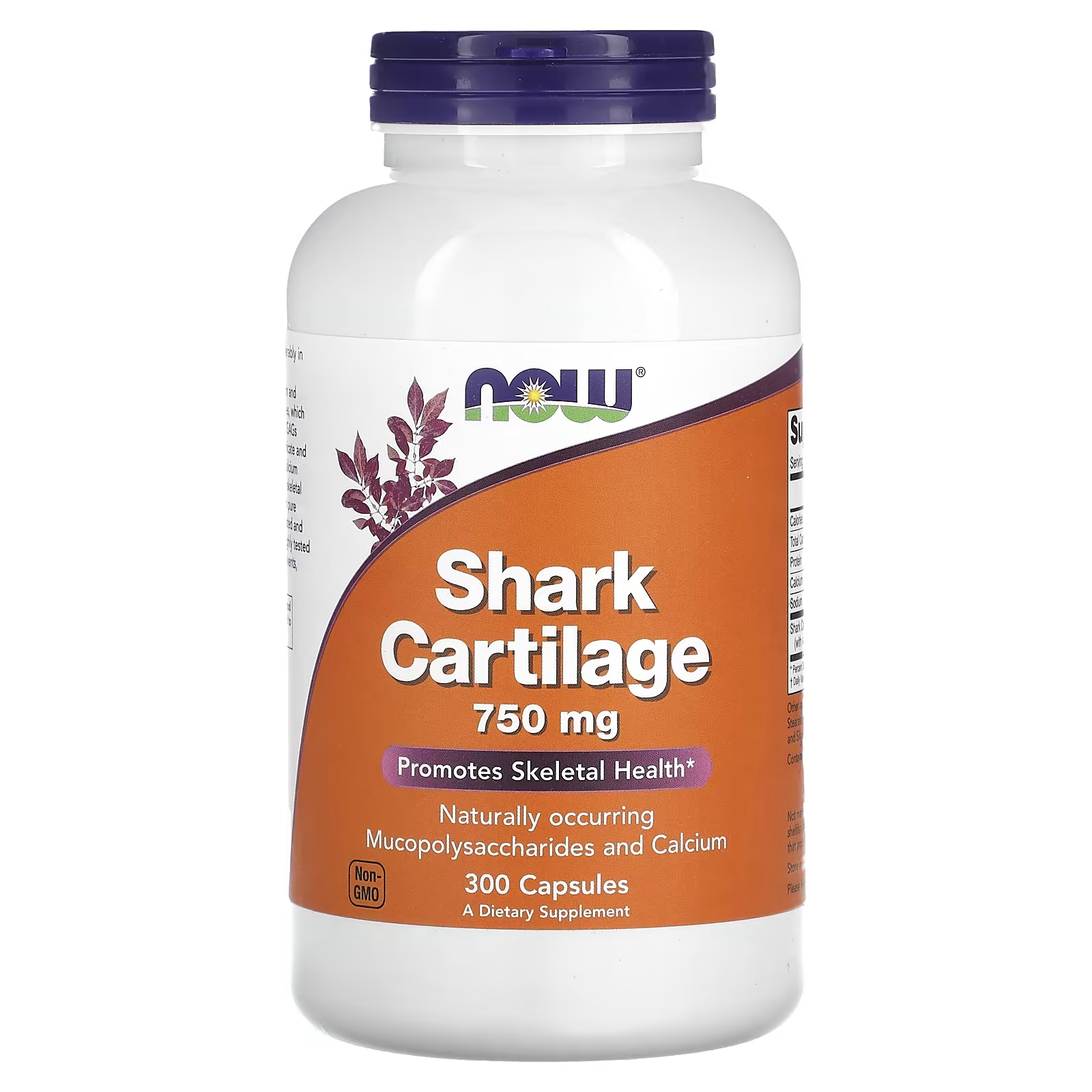 цена Пищевая добавка NOW Foods Shark Cartilage 750 мг