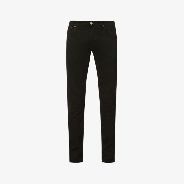 

Прямые джинсы из эластичного денима Tight Terry Nudie Jeans, черный