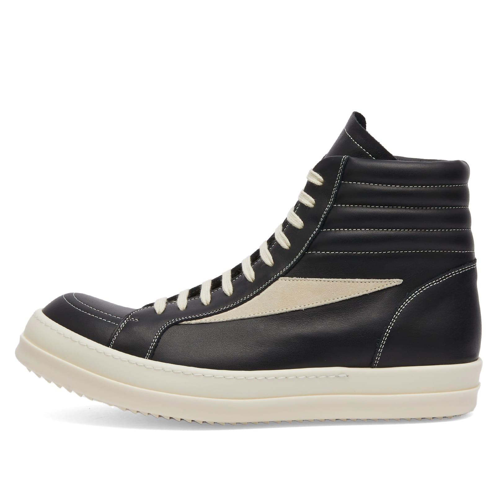 

Кроссовки Rick Owens High Vintage Sneaks, цвет Black & Milk