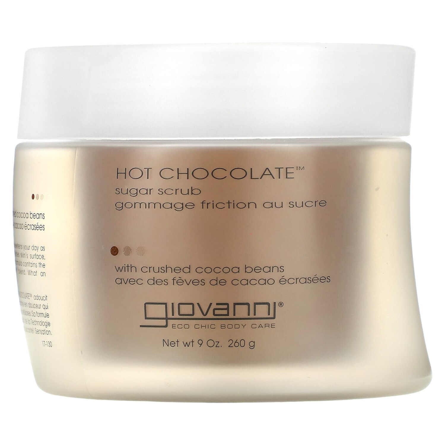 

Hot Chocolate, сахарный скраб с измельченными какао-бобами, 260 г (9 унций), Giovanni