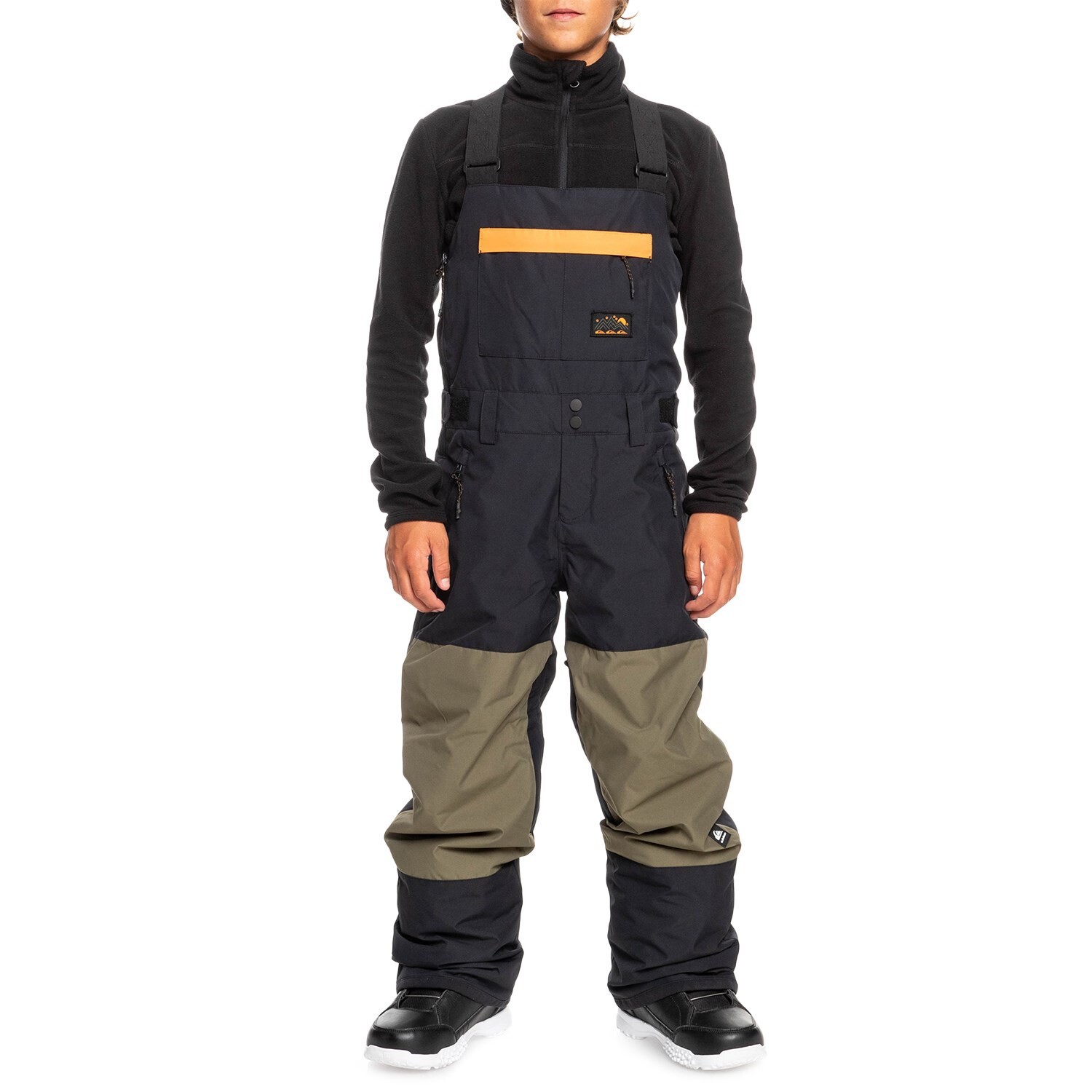 

Брюки Quiksilver Mash Up Bib, черный