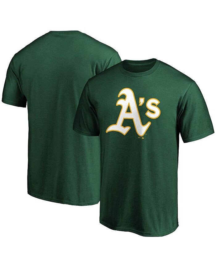 

Мужская зеленая футболка с официальным логотипом Oakland Athletics Fanatics, зеленый