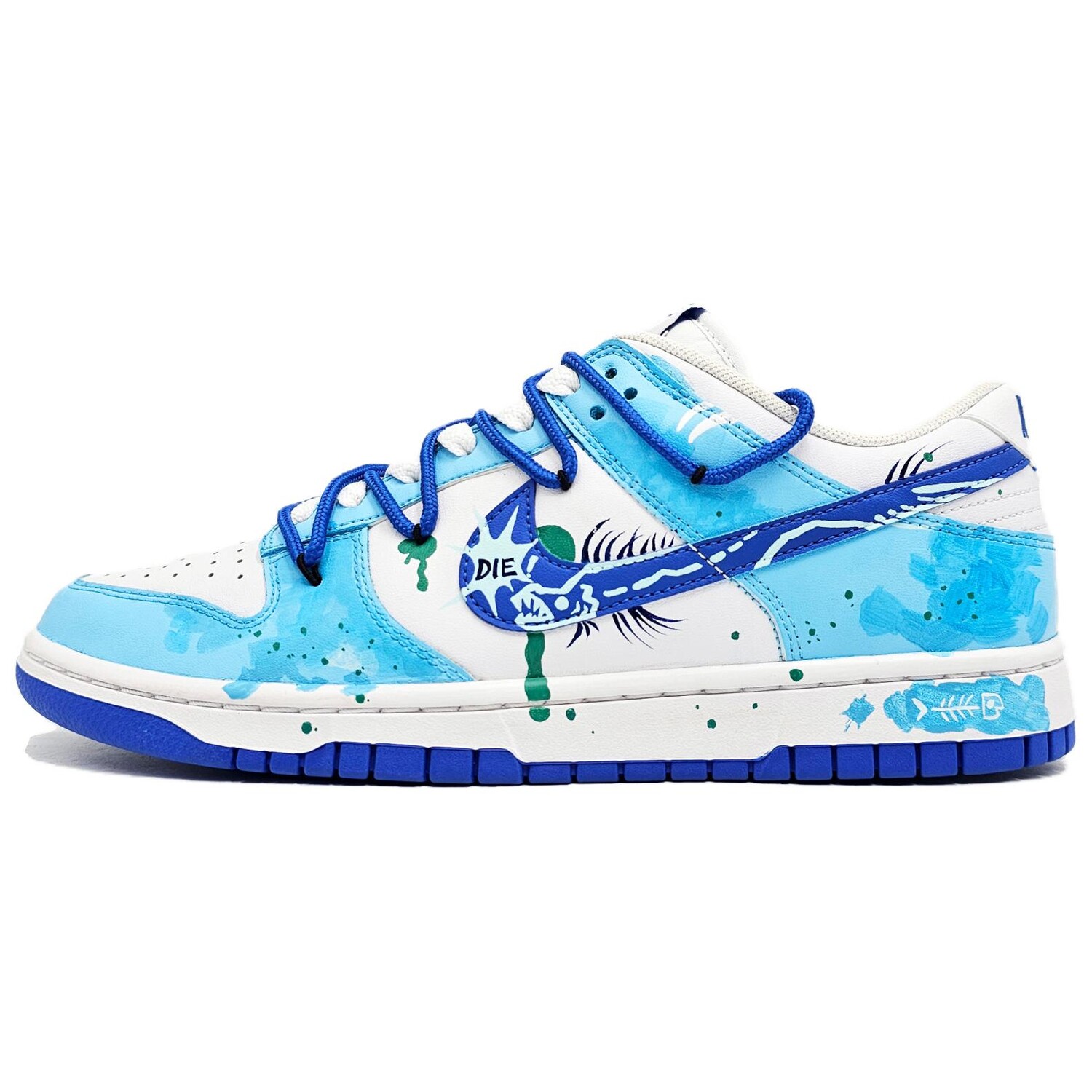 

Мужские кроссовки для скейтбординга Nike Dunk, White/Blue