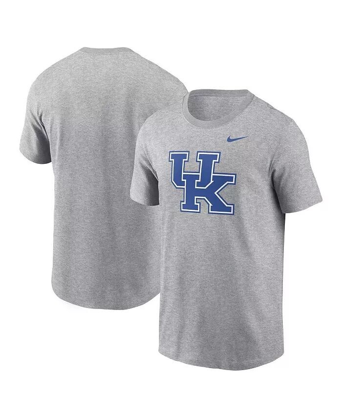 

Мужская футболка с логотипом Heather Grey Kentucky Wildcats Primetime Evergreen Nike, серый