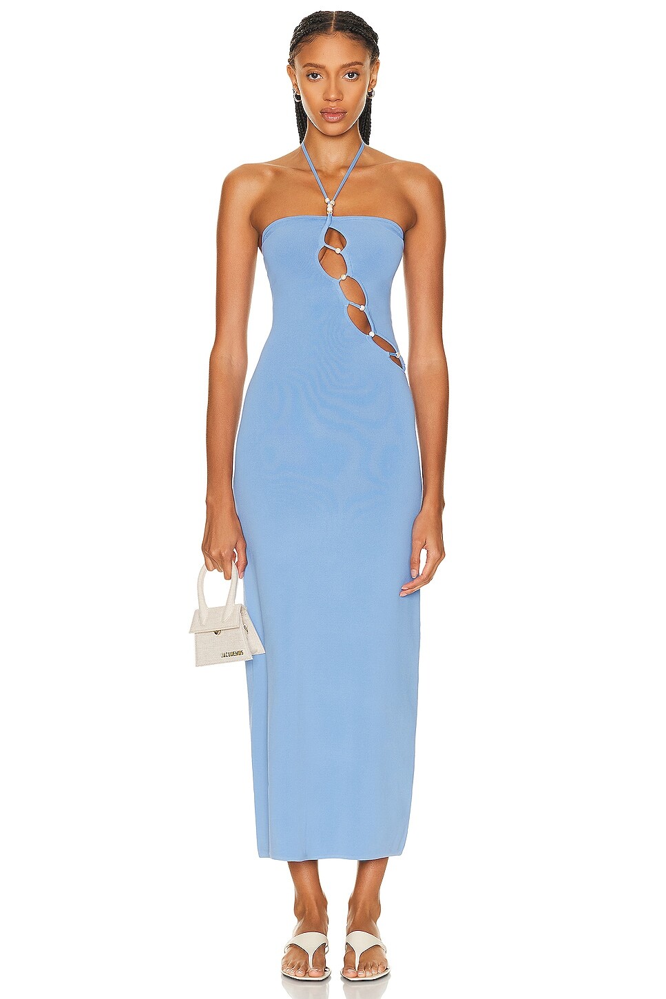 

Платье Sir. Salvador Beaded Halter, цвет Cornflower Blue