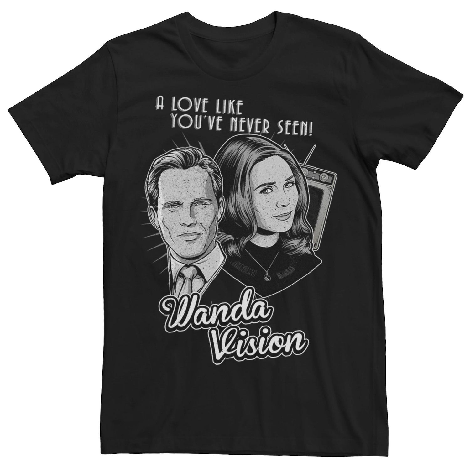 Мужская футболка Marvel WandaVision «Ванда и Вижен: любовь, какой вы еще не видели» bbc планета земля какой вы ее еще не видели часть 3 blu ray