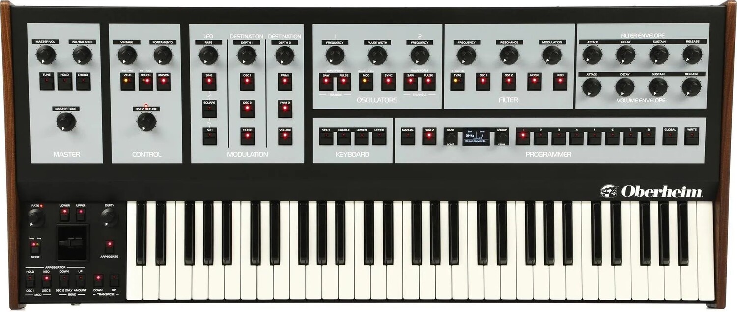 

Oberheim OB-X8 8-голосный полифонический аналоговый синтезатор