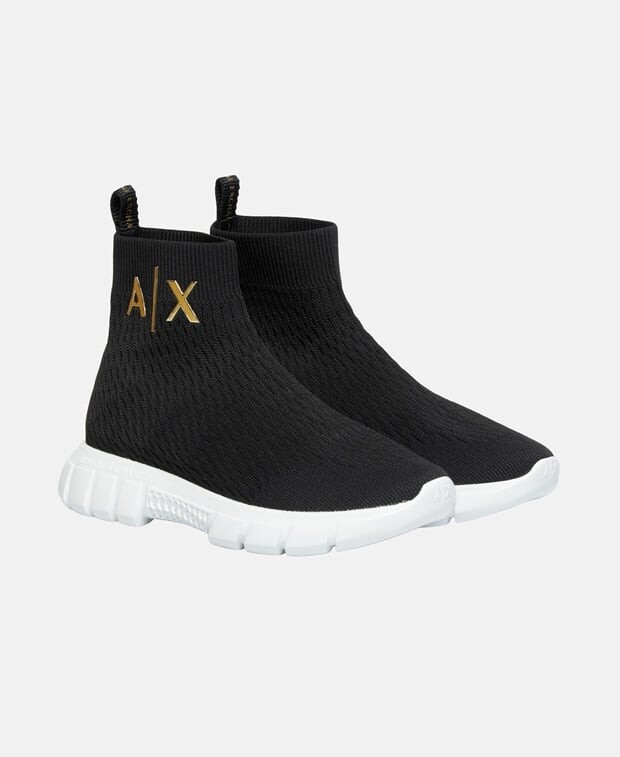 

Слипоны Armani, черный