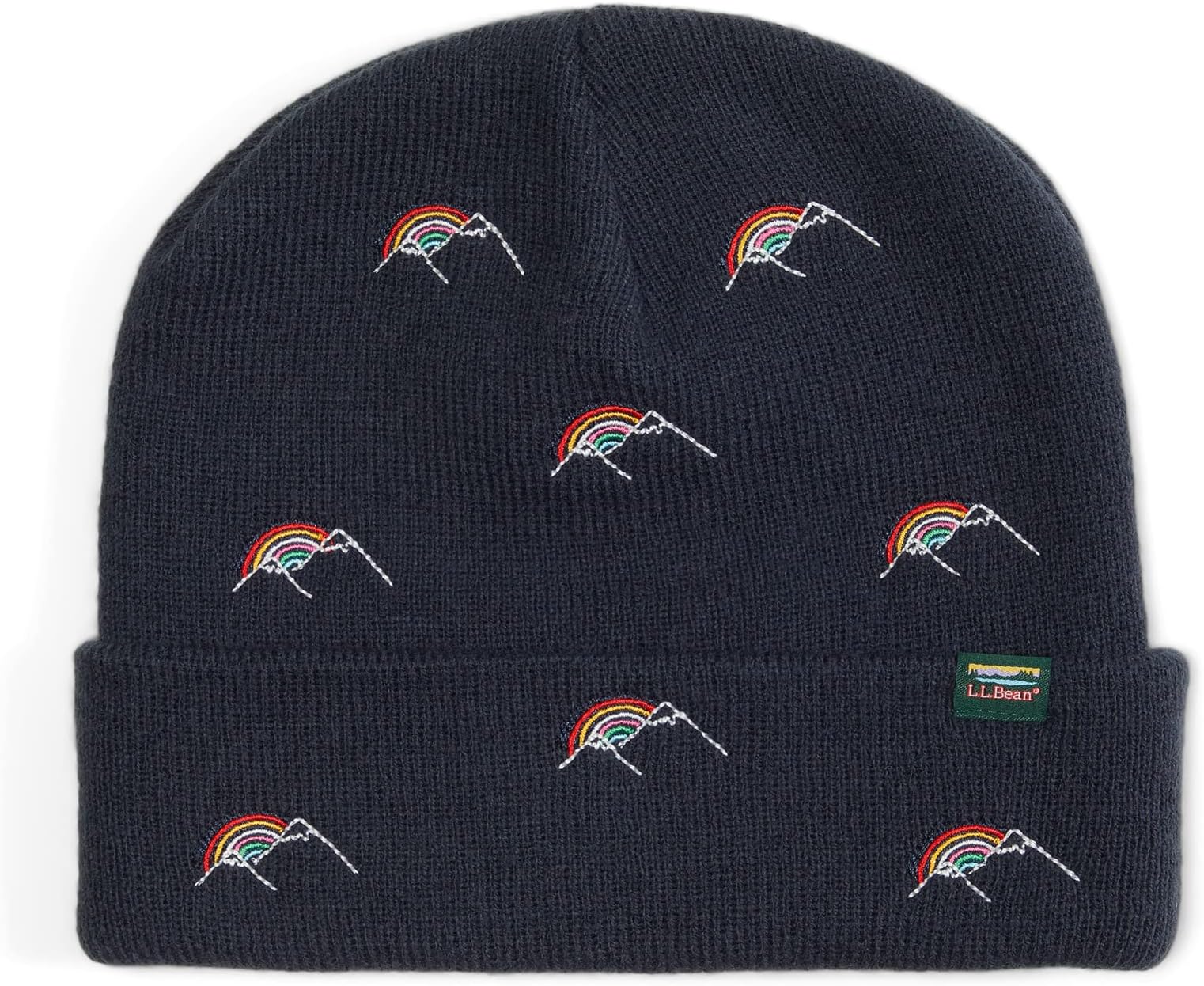 

Шапка L.L.Bean L.L.Beanie Critter, цвет Navy Mountain Rainbow