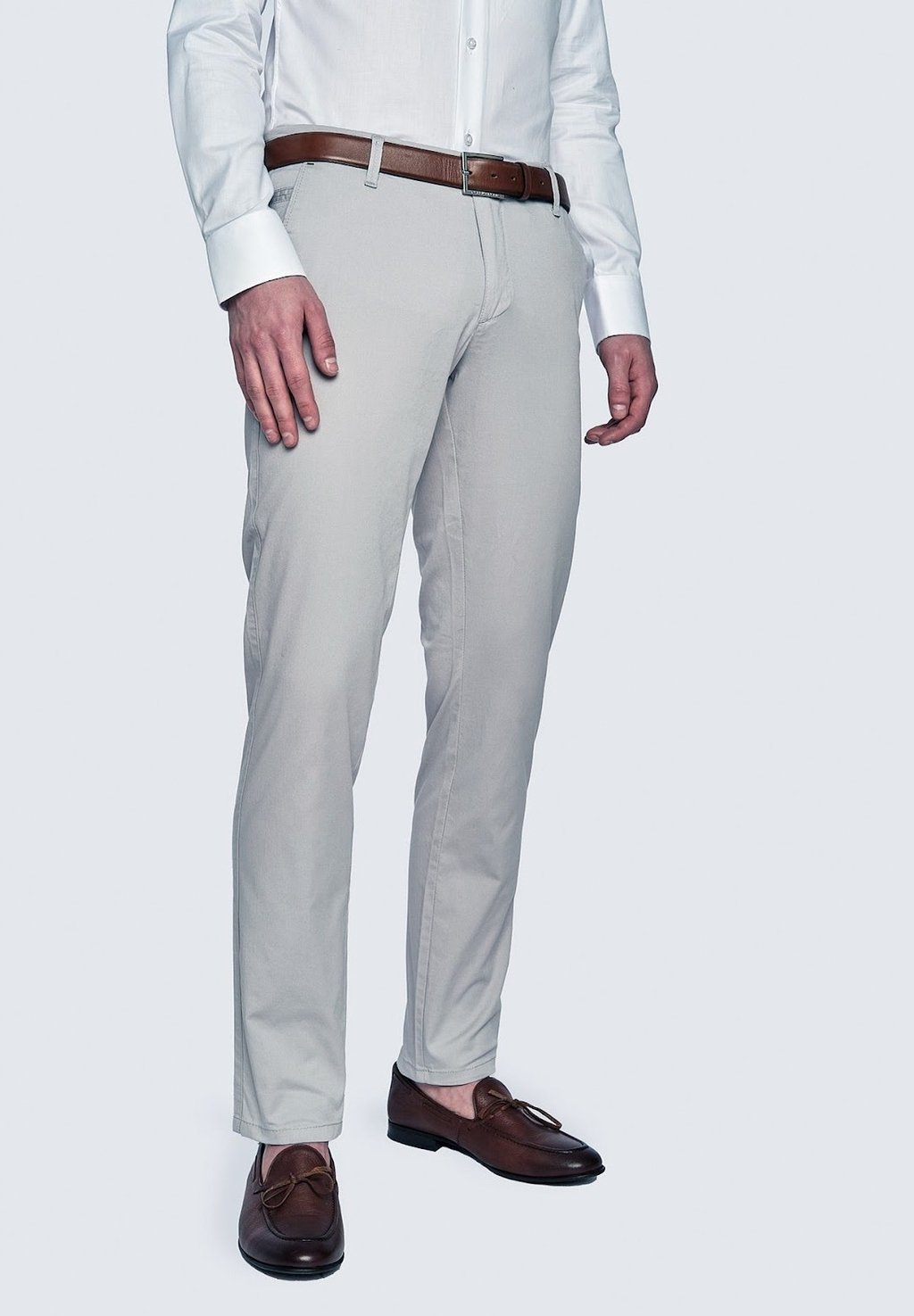 Тканевые брюки Pako Lorente, светло-серый