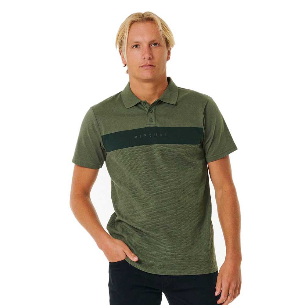 

Поло с коротким рукавом Rip Curl Vaporcool Varial 2.0, зеленый