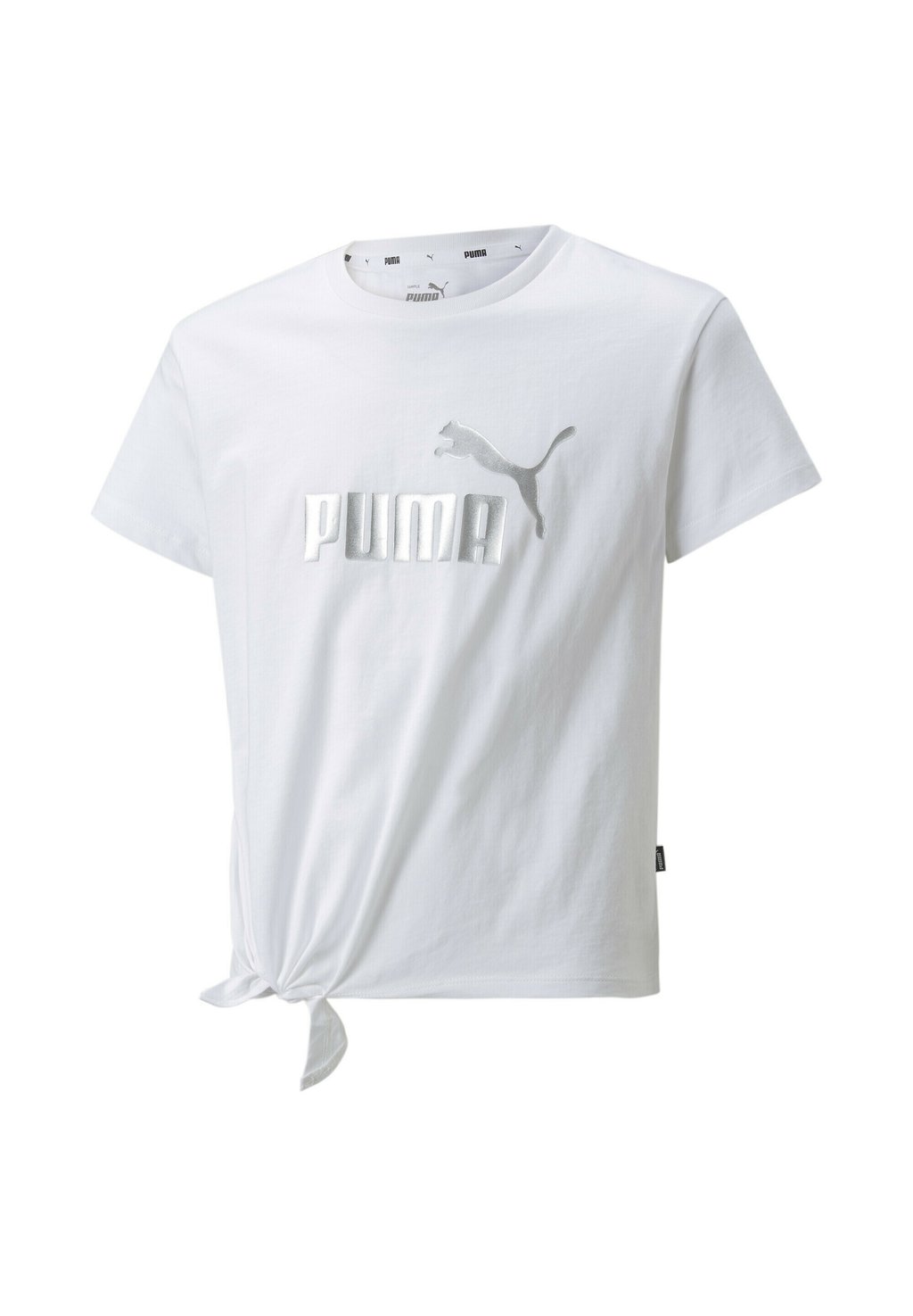 

Футболка с принтом LOGO KNOTTED TEE Puma, цвет white