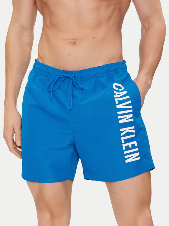 Шорты стандартного кроя Calvin Klein, синий