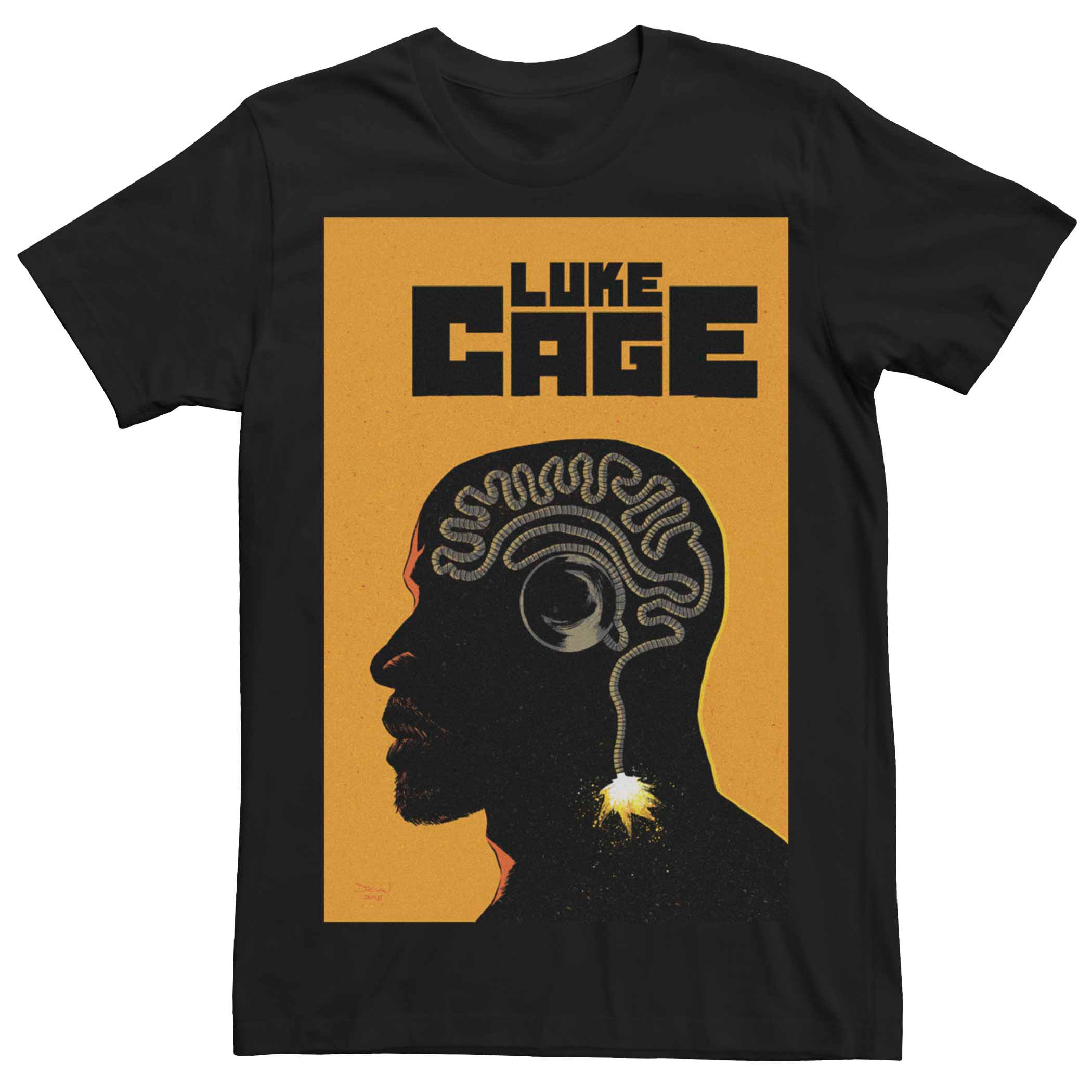 Мужская футболка с обложкой комиксов Marvel Luke Cage Fuse Licensed Character мужская футболка marvel luke cage hero for class president licensed character