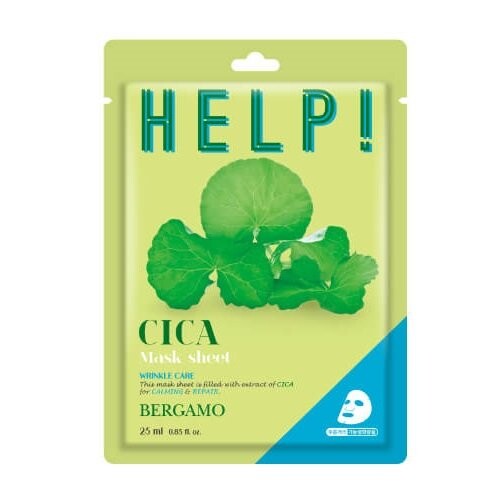 

Маска для лица с цикой, 25 мл Bergamo Help Sheet Mask