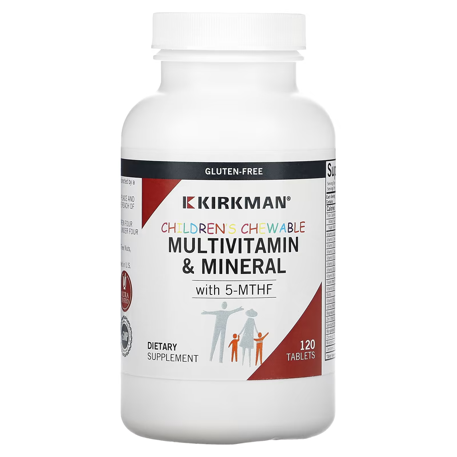 Мультивитамины и минералы Kirkman Labs с 5-MTHF детские, 120 таблеток цена и фото