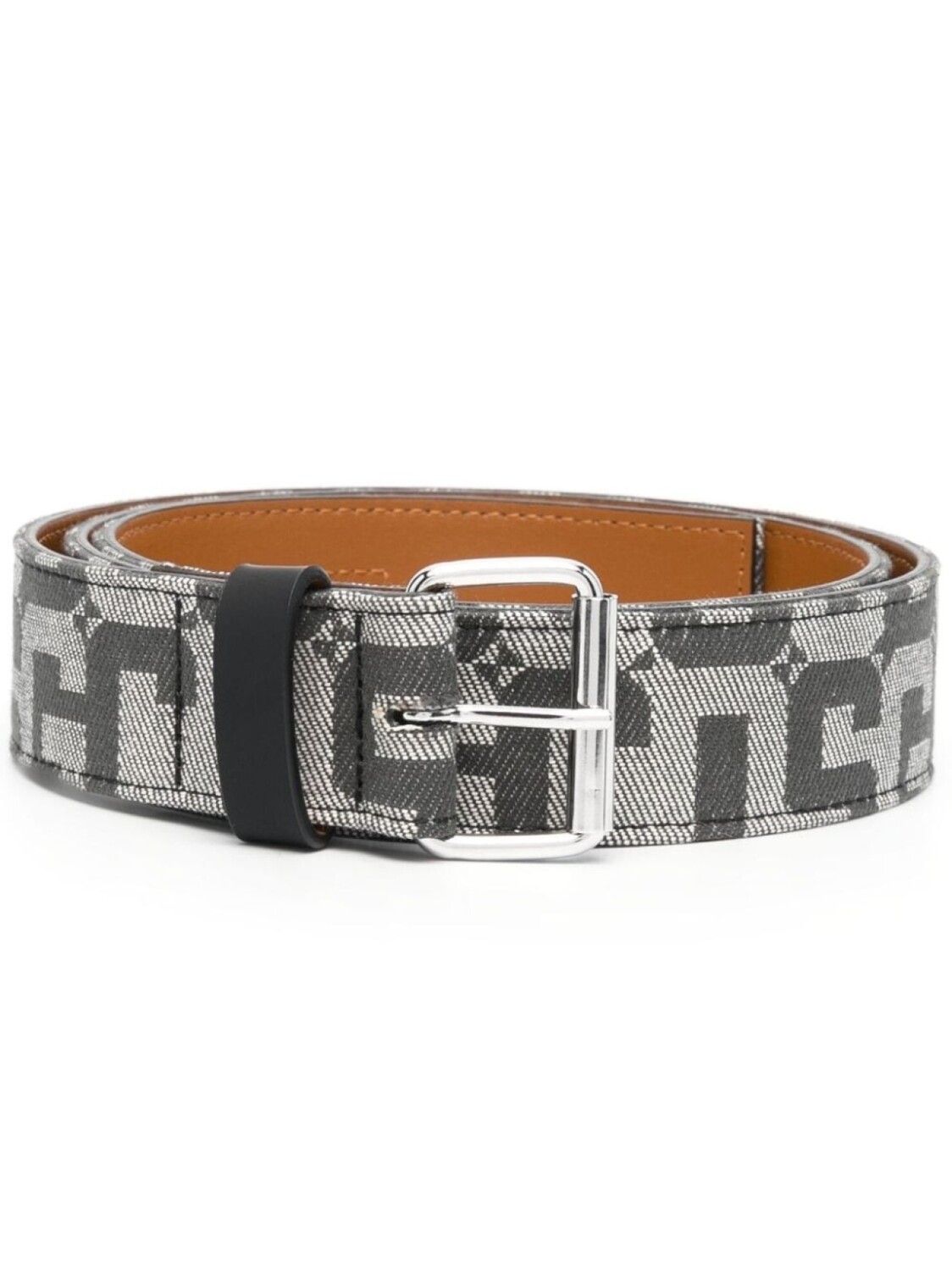 

Gcds жаккардовый ремень Monogram, серый