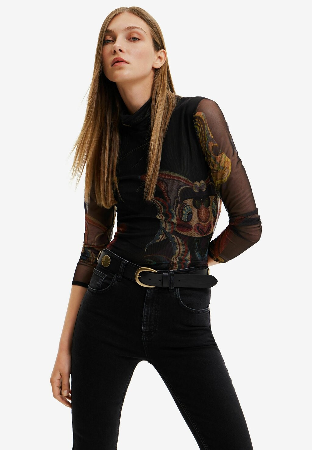 

Ремень Desigual, черный