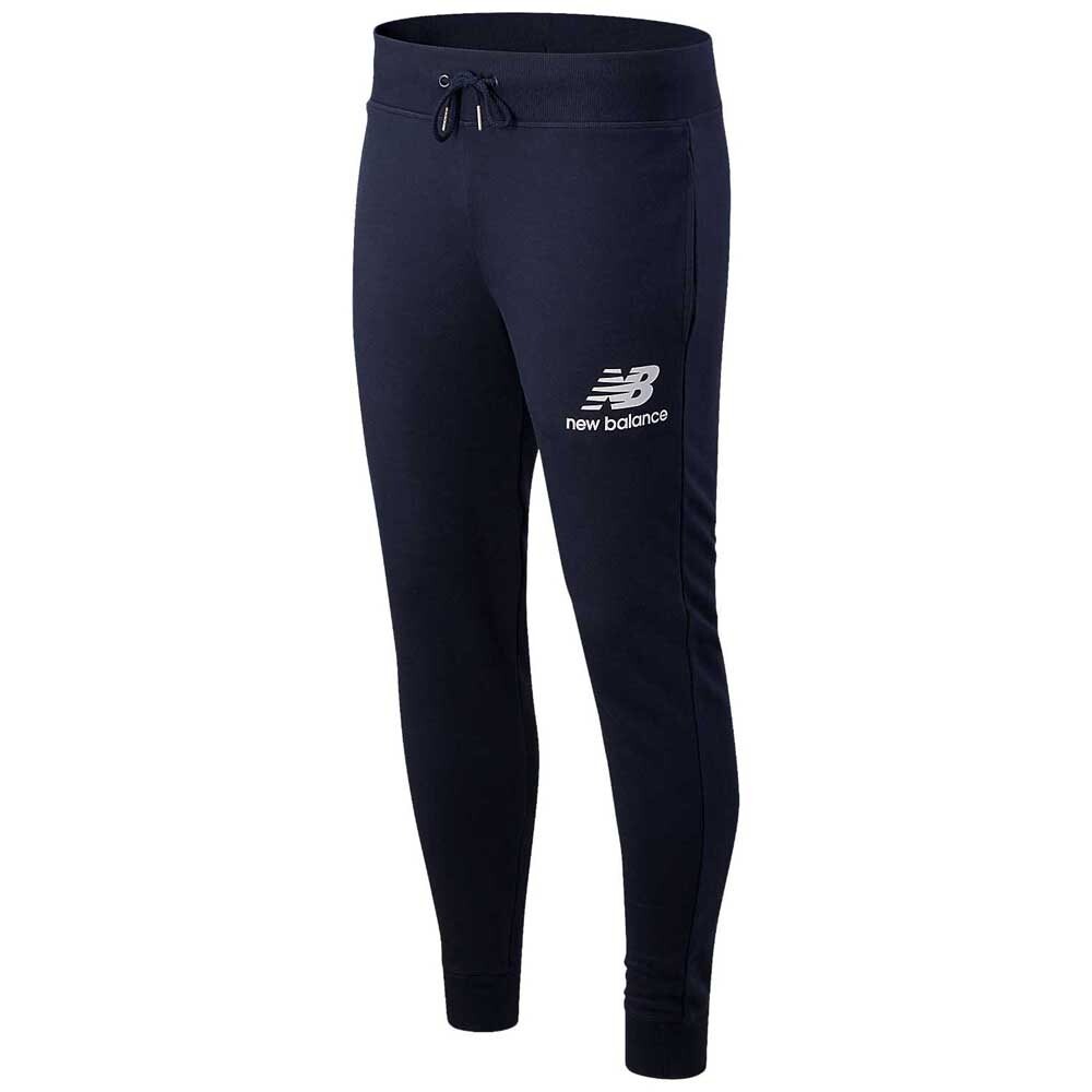 

Брюки New Balance Essentials Stacked Logo, синий