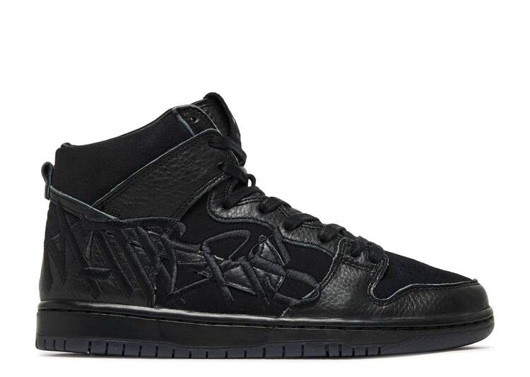 

Кроссовки Nike FAUST X DUNK HIGH SB 'THE DEVIL IS IN THE DETAILS', черный