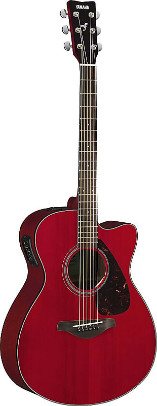 Акустическая гитара Yamaha FSX800C Symphony Cutaway Acoustic Electric Guitar, Ruby Red