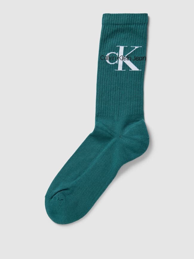 

Носки с этикеткой Calvin Klein Jeans, цвет морской волны