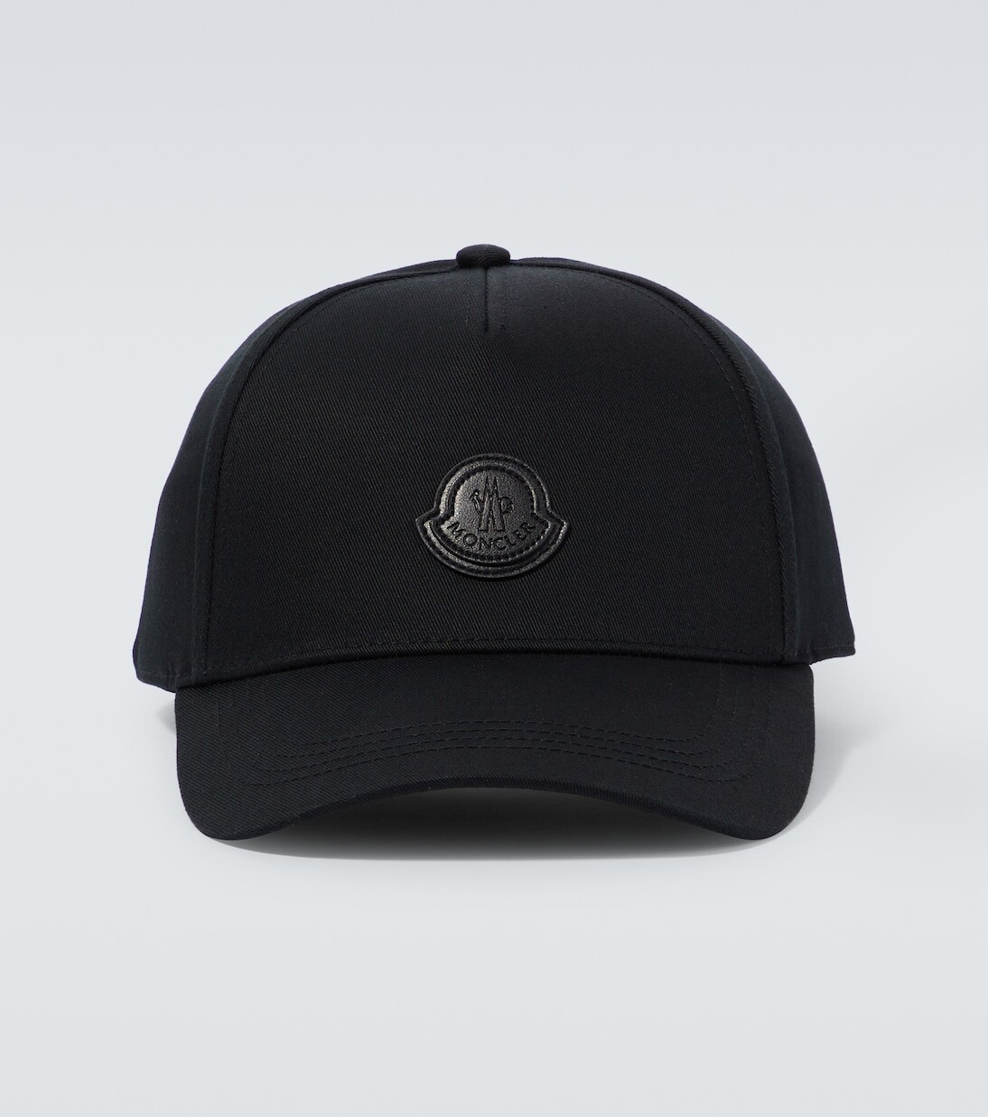

Хлопковая бейсболка Moncler, черный