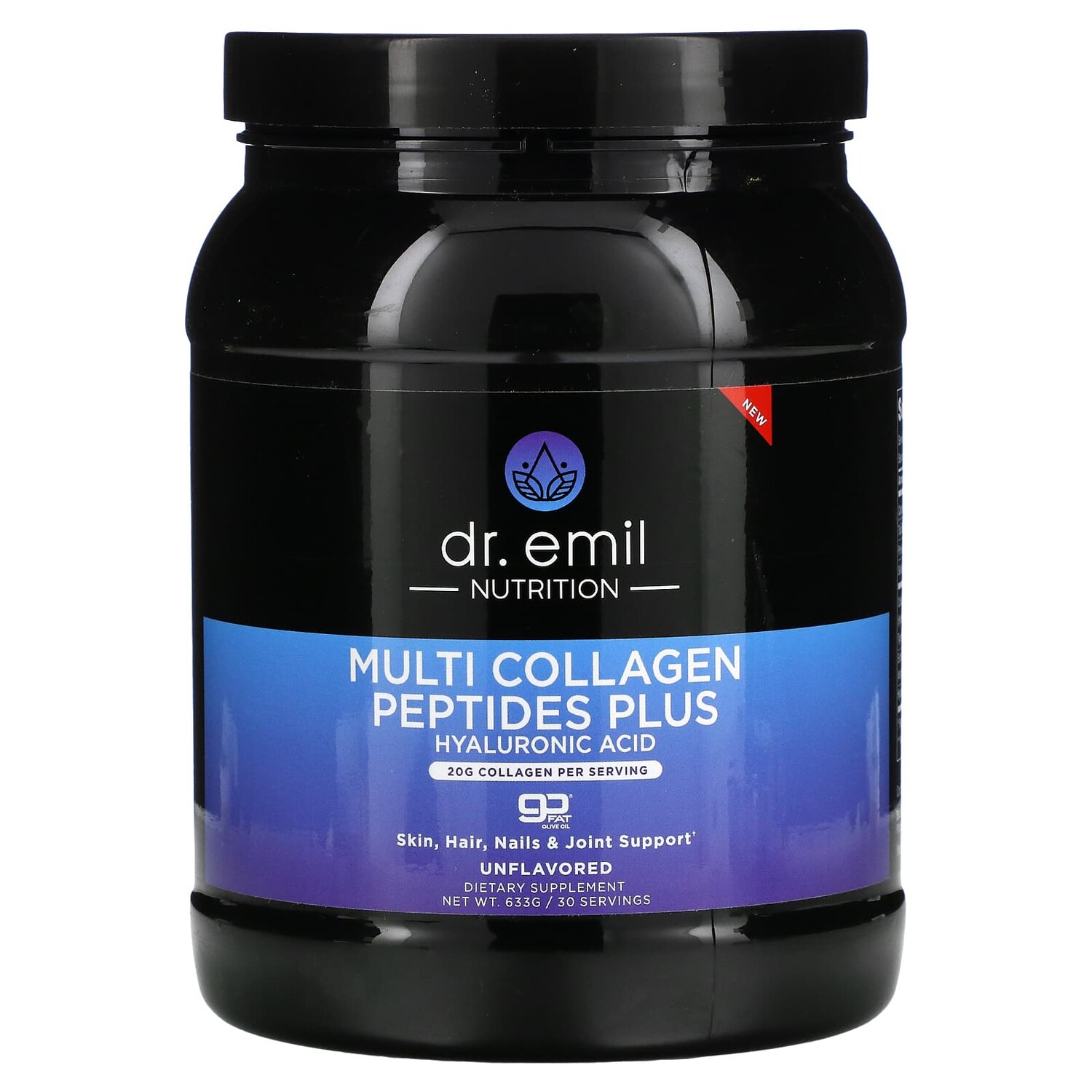 

Multi Collagen Peptides Plus, без добавок, 663 г, Dr. Emil Nutrition