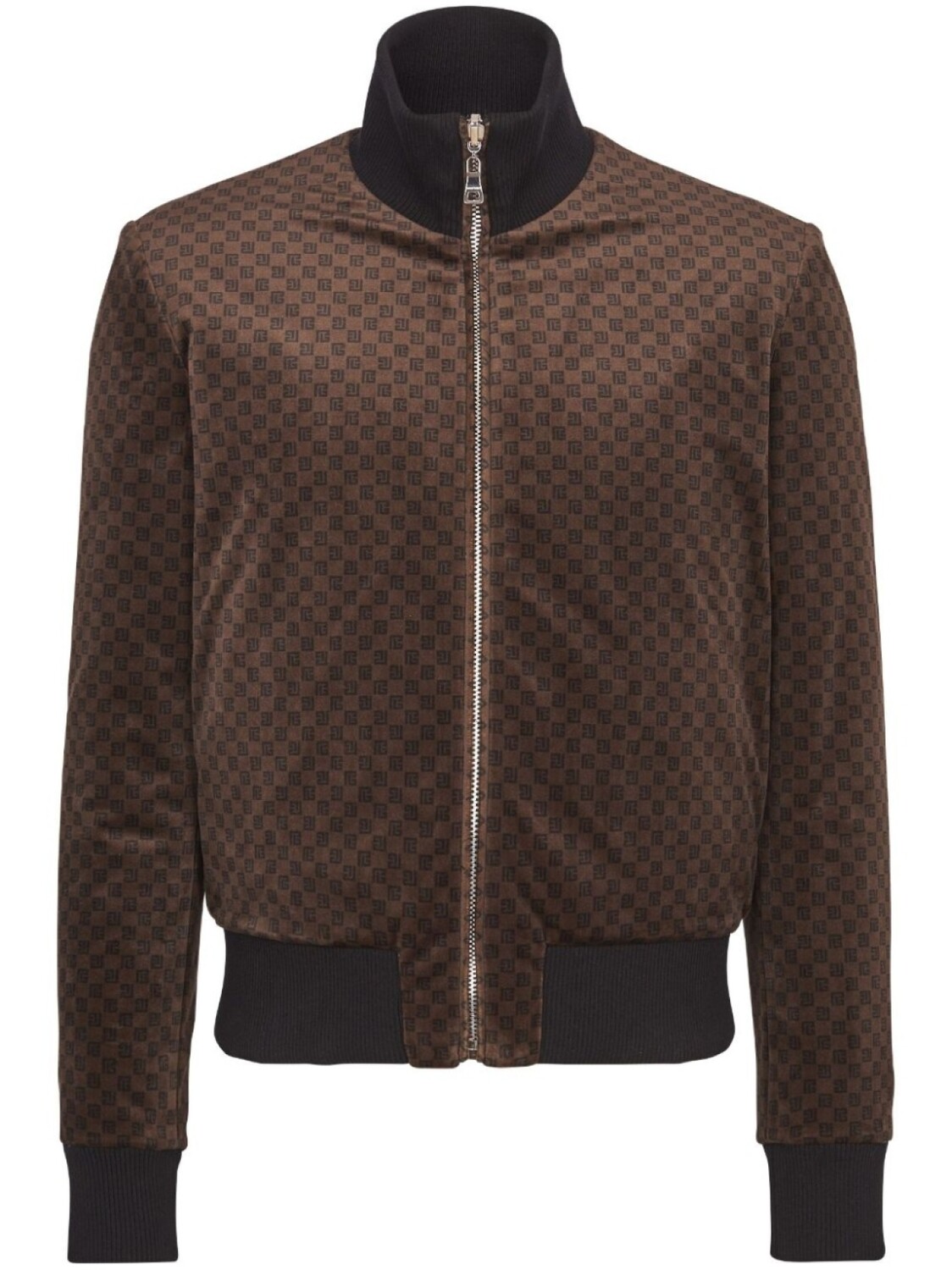 

Balmain двусторонний бомбер Mini Monogram, коричневый