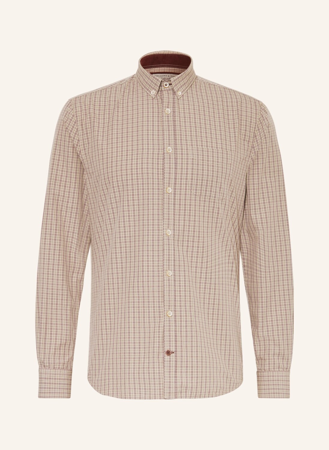 

Рубашка COLOURS & SONS Casual Fit, серый