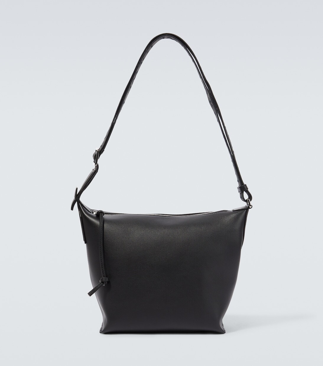 

Маленькая кожаная сумка через плечо Cubi Loewe, коричневый
