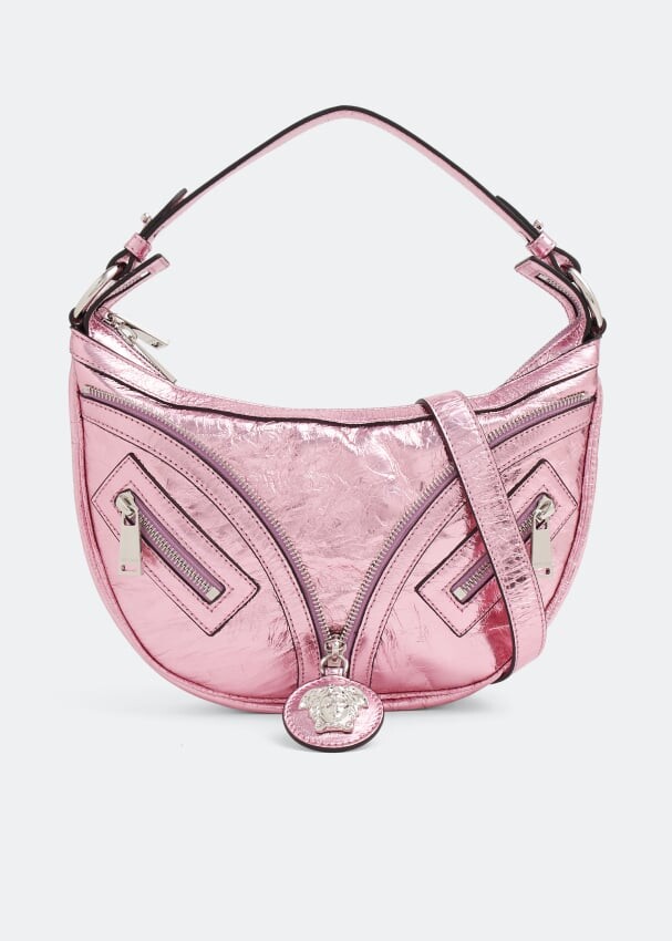 

Сумка Versace Repeat Small Hobo, розовый