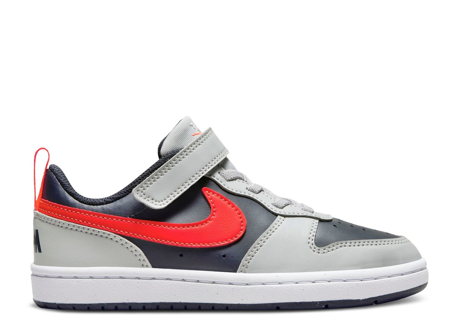 

Кроссовки Nike Court Borough Low Recraft Ps 'Light Smoke Bright Crimson', серый