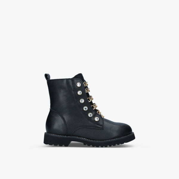 

Кожаные ботинки Mini Bax с цепочкой 6-7 лет Kurt Geiger London, черный