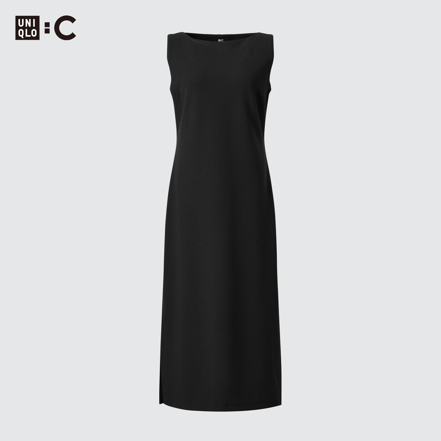 

Платье Uniqlo из креп-джерси с короткими рукавами, черный