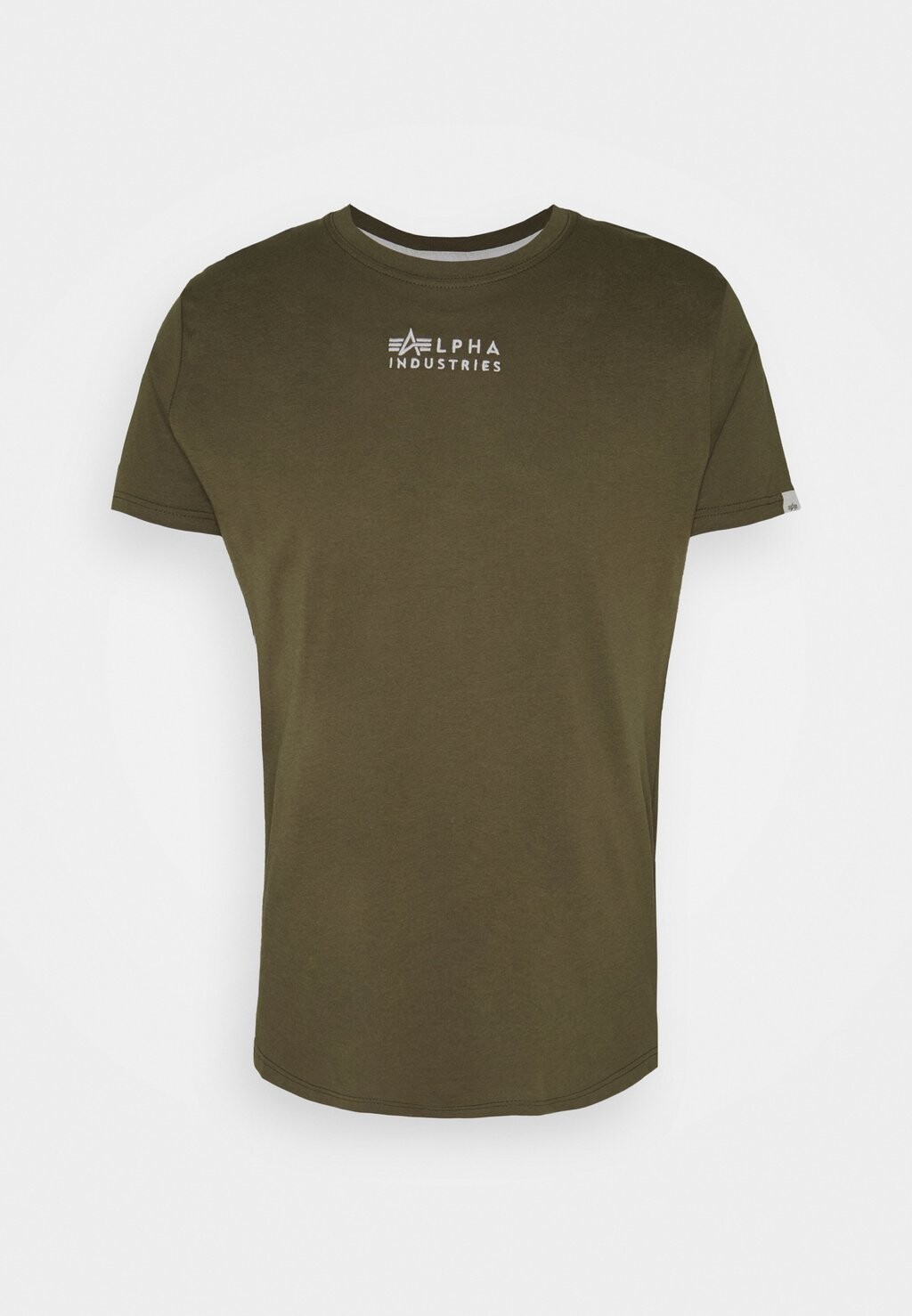 

Футболка с принтом Alpha Industries, темно коричневый