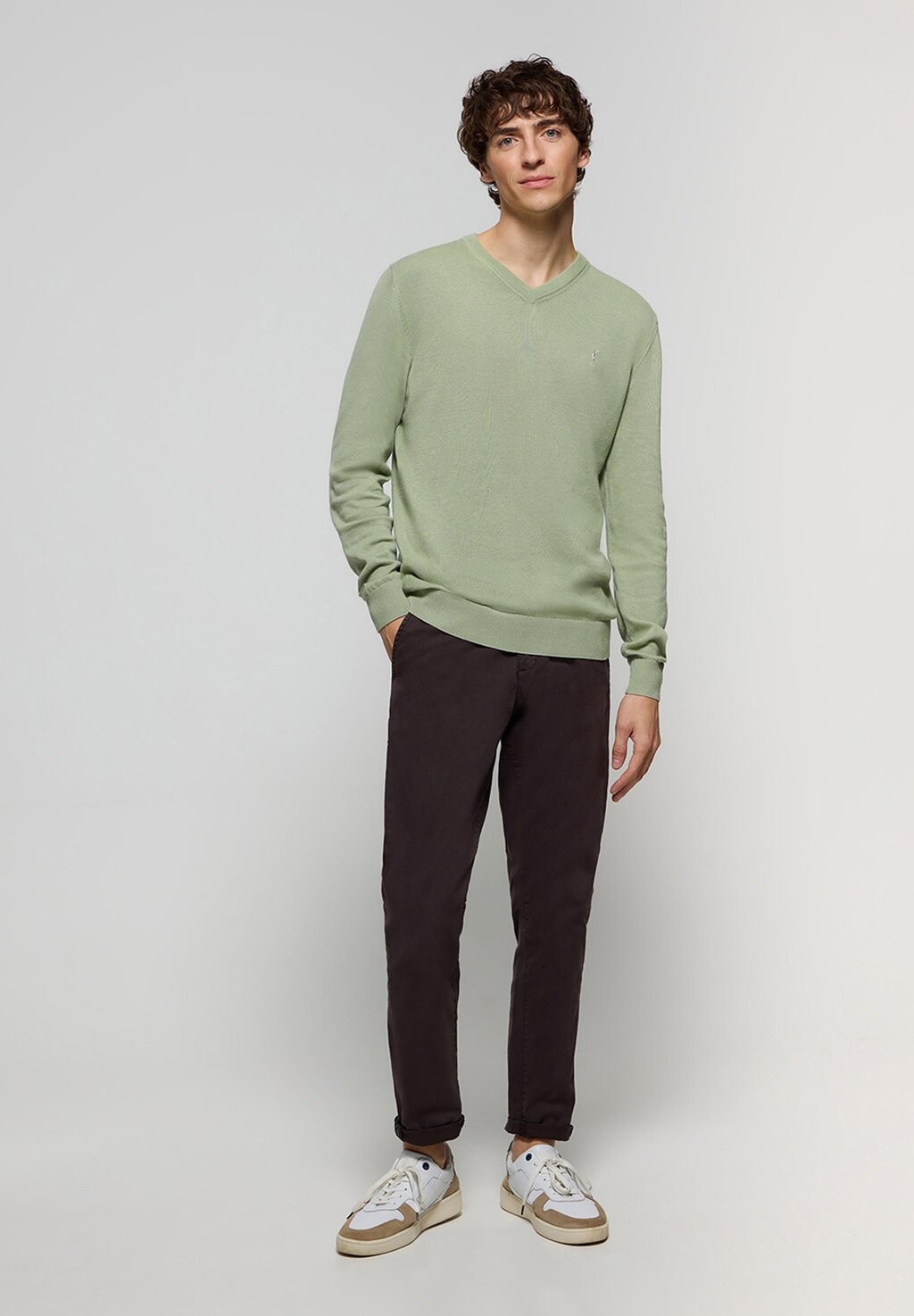 

Джемпер V NECK RIGBY Polo Club, зеленый