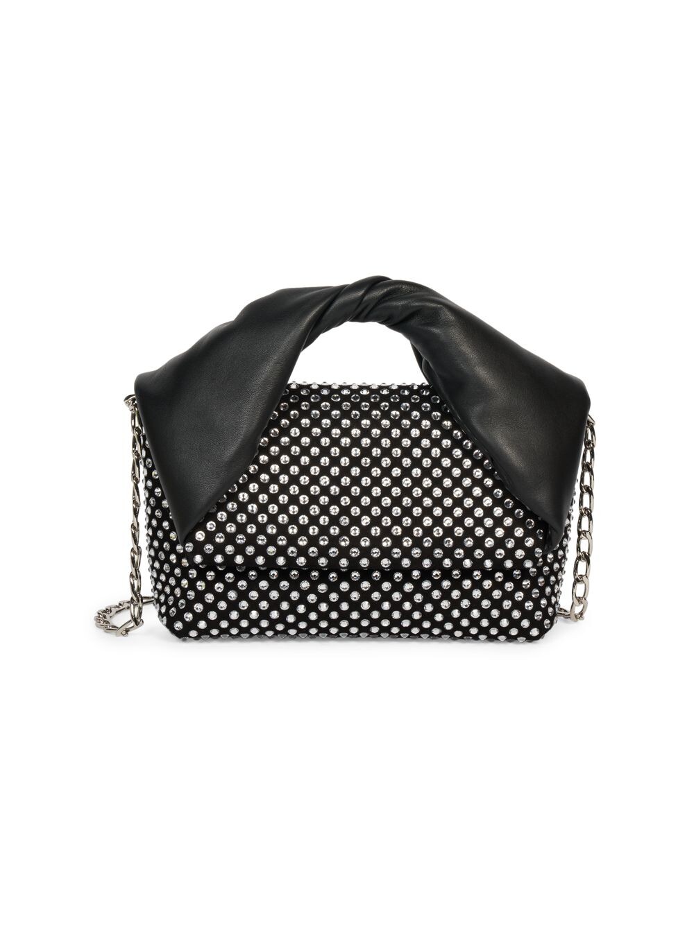 

Клатч Mini Twister Crystal на цепочке JW Anderson, черный