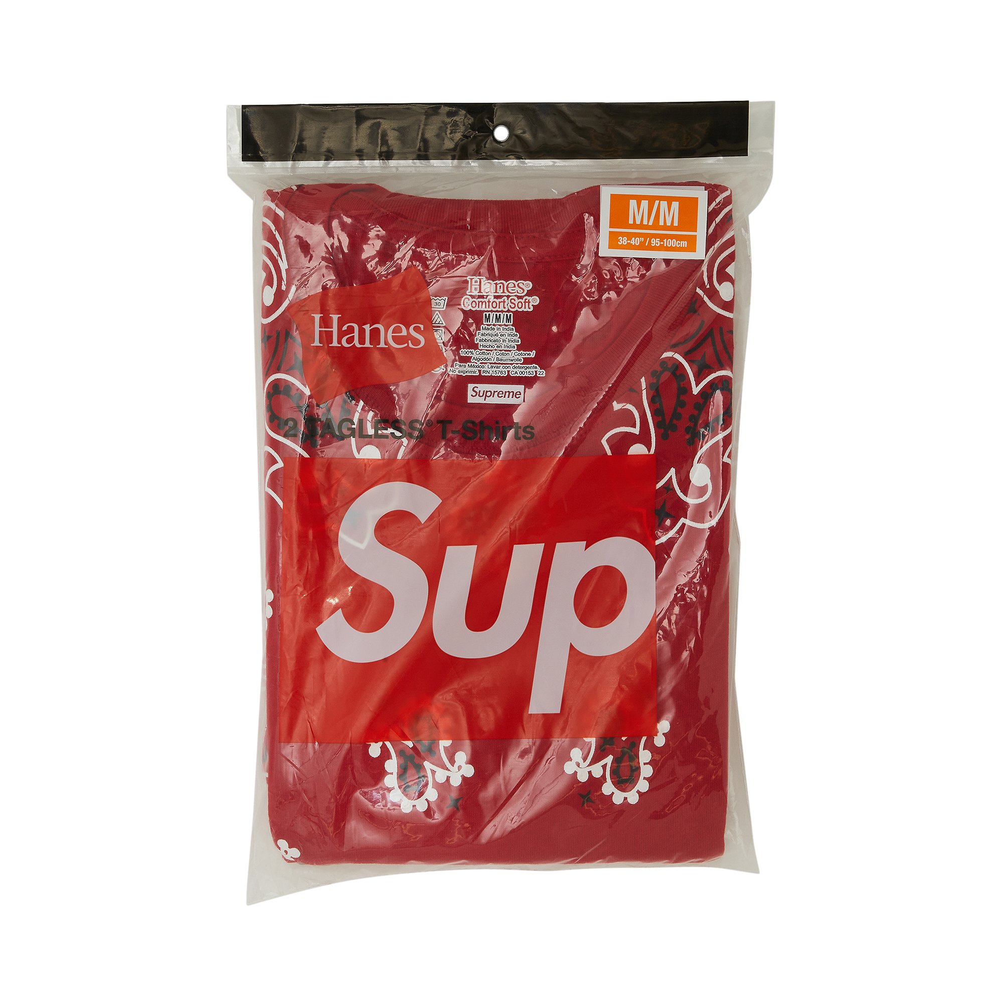 

Футболки-банданы Supreme x Hanes без тегов (2 шт.), красные, Красный, Футболки-банданы Supreme x Hanes без тегов (2 шт.), красные