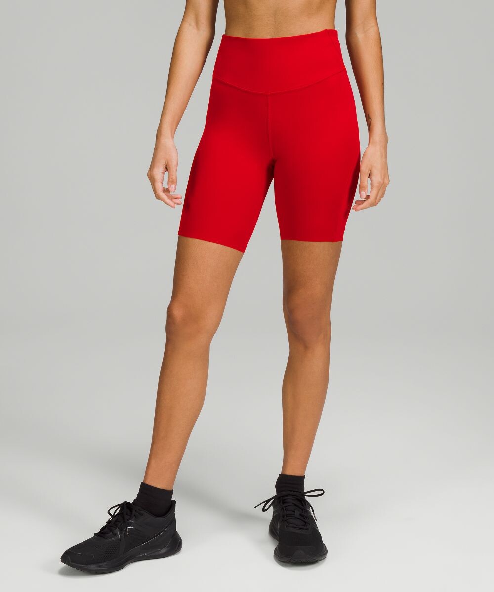 

Шорты Base Pace с высокой посадкой Lululemon, красный