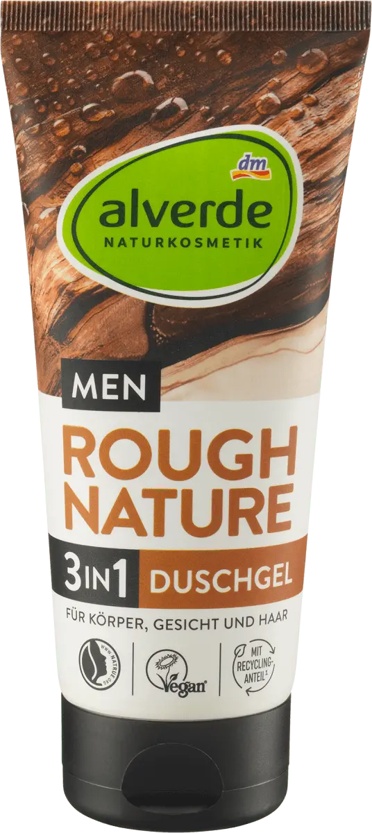 

Гель для душа Rough Nature 3в1 200мл Alverde