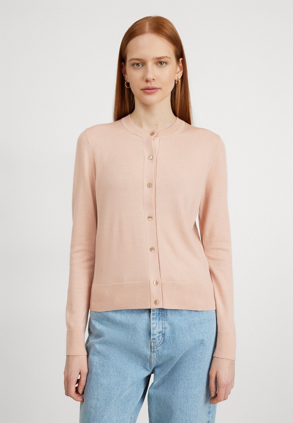 

Кардиган BOSS ФАДЕНАСИ, цвет light/pastel brown