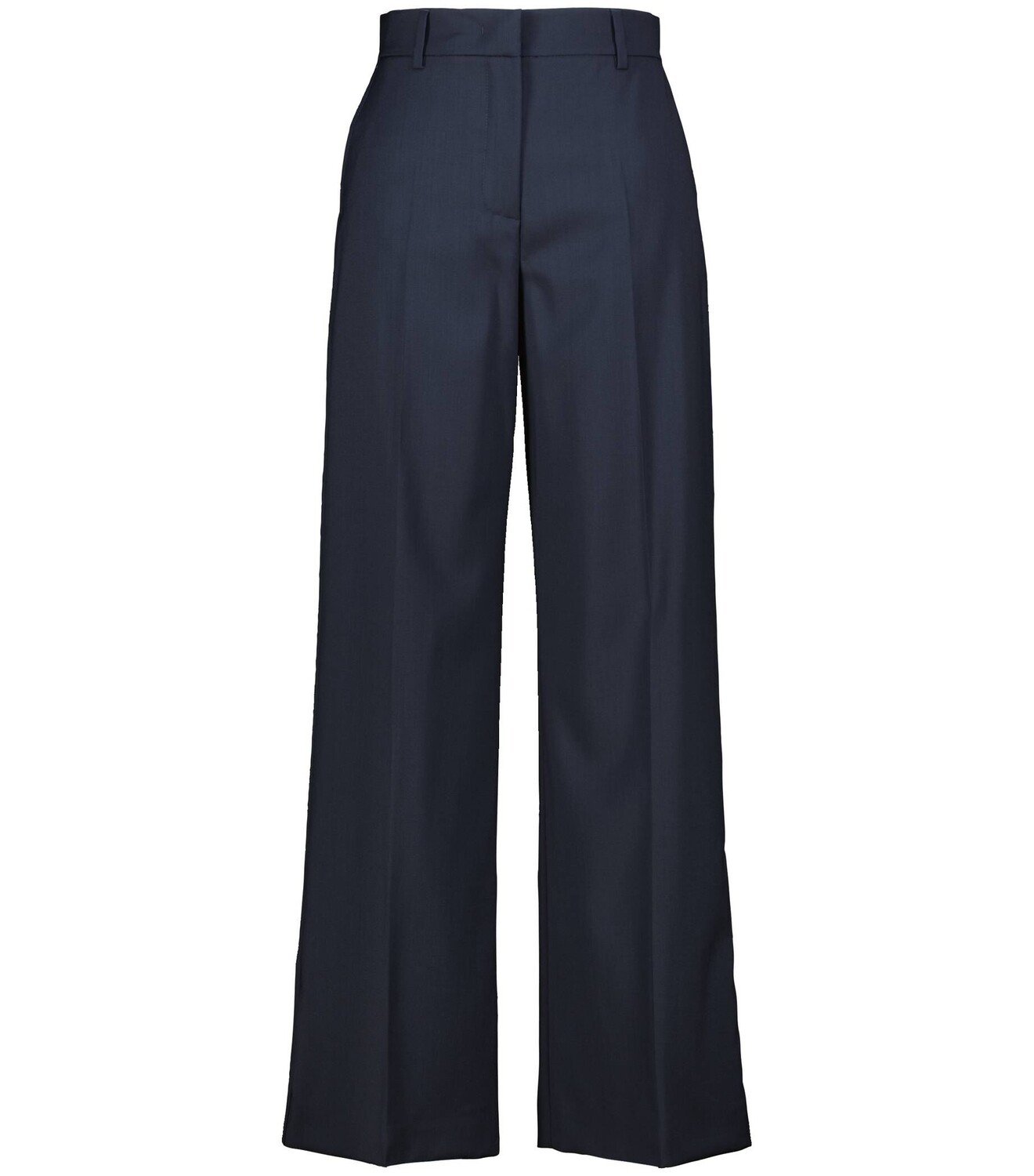 

Брюки Марлен из натуральной шерсти visivo. Weekend Max Mara, синий
